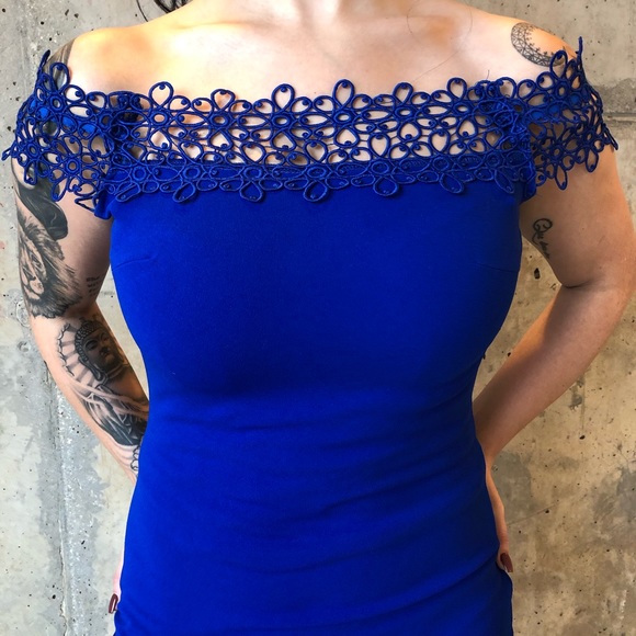 Emamoda Paris size Large sexy off shoulder dress - Picture 6 of 9